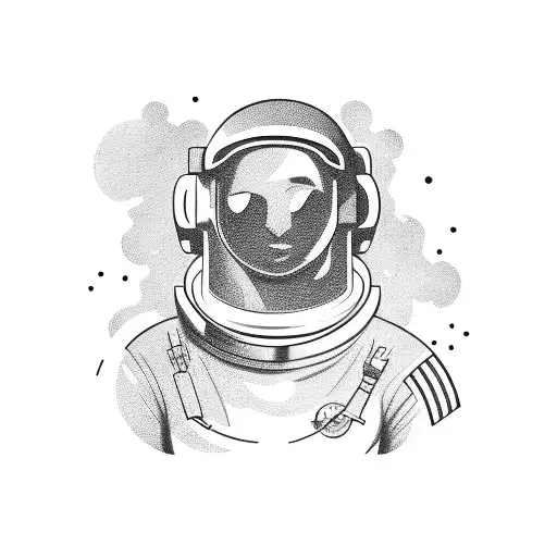 Astronaut Playing Video Games