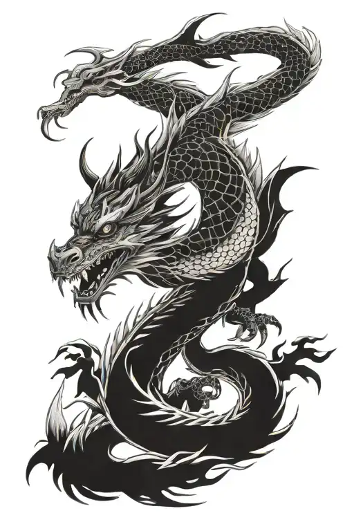 Dragon Japanese Style Sleeve