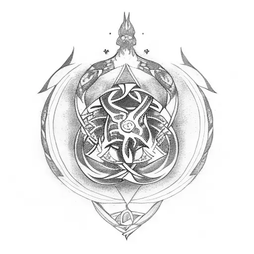 Yggdrasil Vegvisir 5 Ravens