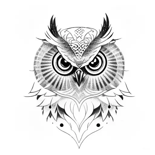 Owl White Clock