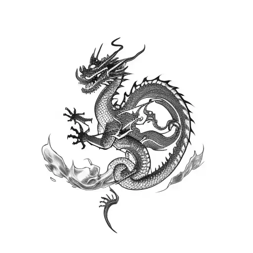 Calm Azure Dragon