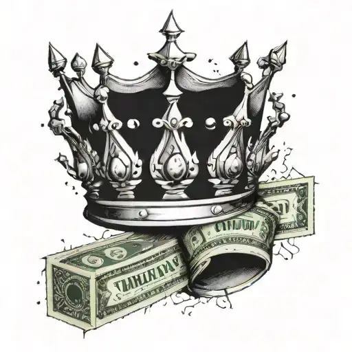 Crown Made Of Money