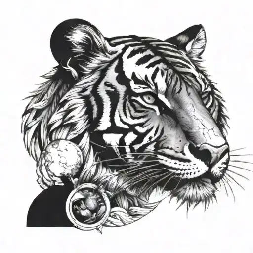 Planets Hindu God Tiger