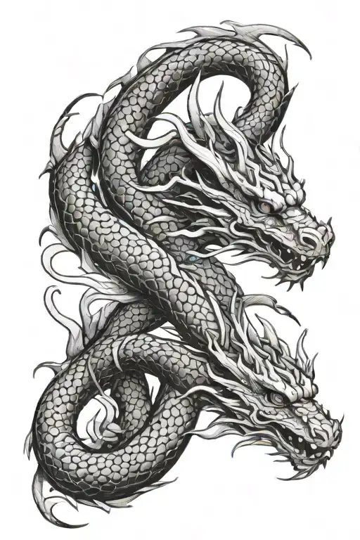 Dragon Coiled