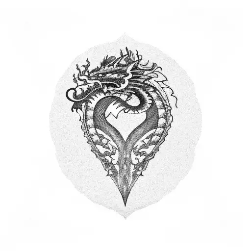Dragon Scales Human Heart Scars