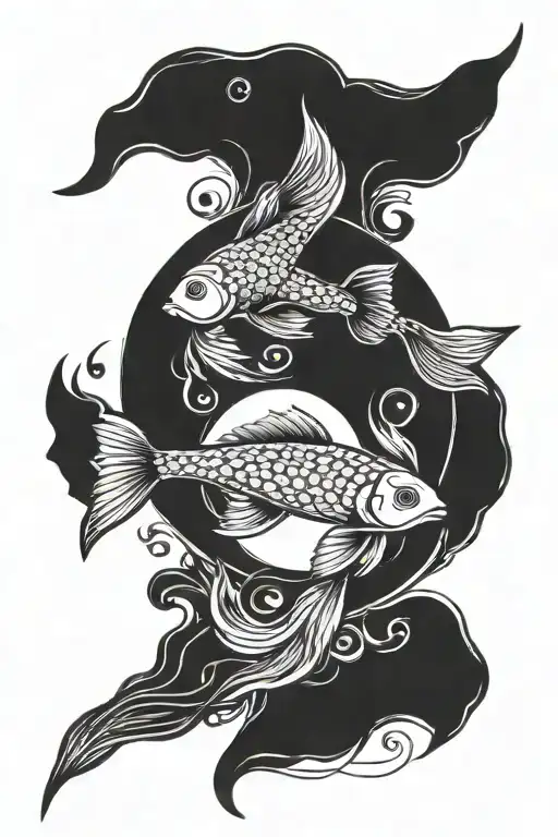 Pisces Fish Yin Yang