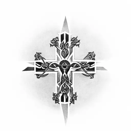 Three Christian Crosses