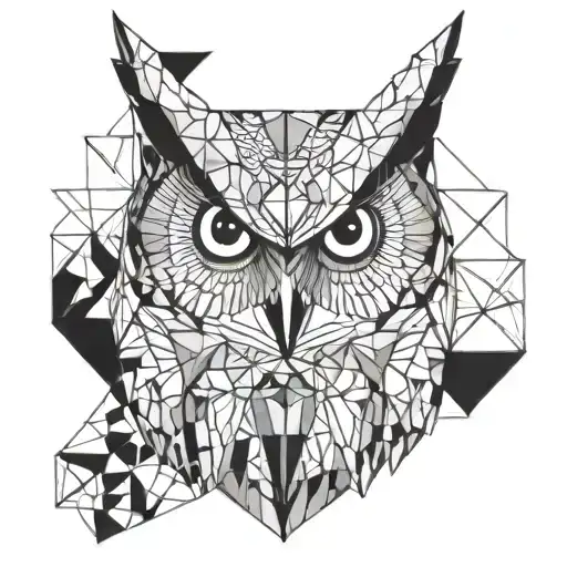 Owl Geometric Shapes