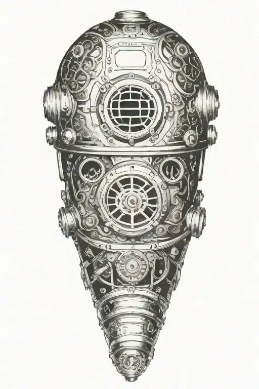 Antique Deep Diving Sea Helmet