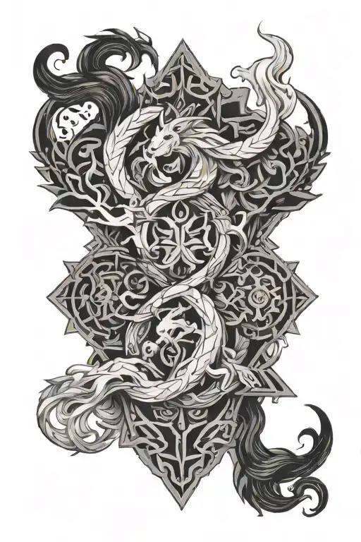 Norse Mythology Intertwined