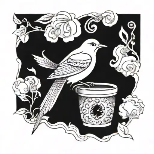 Bird Smoking A Joint