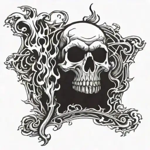 Skull And Fire Rising