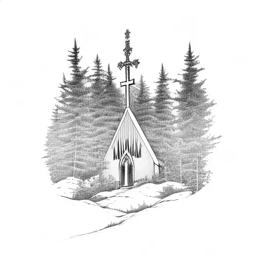Church In A Forest