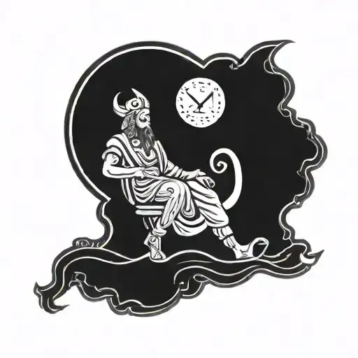 St Peter Aquarius Zodiac Symbol