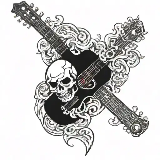 Skull Guitar Eleven