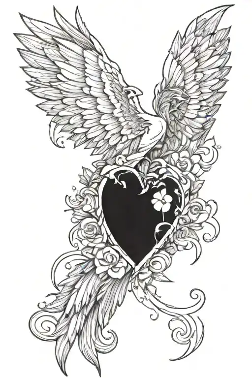 Broken Heart And Broken Wing