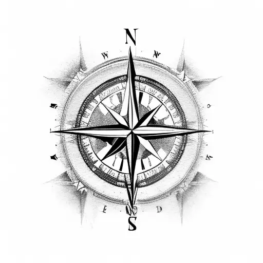 Compass With Assassin's Creed Logo Inside