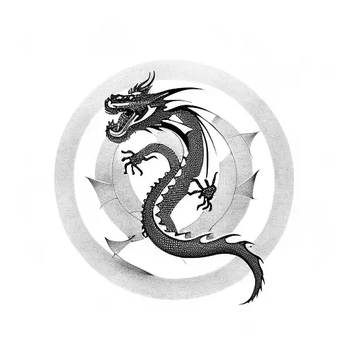 Dragon With Other Medieval Inspiration