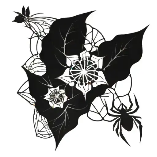 Spider Web Flower Bouquet