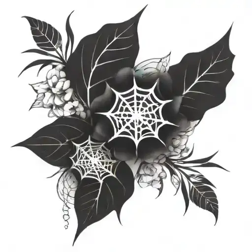 Spider Web Flower Bouquet