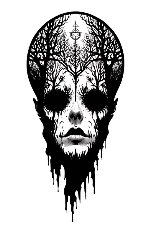 Occultism Symbologies Forest Shadow We Wear