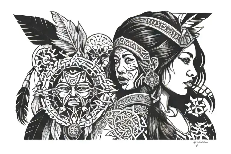 Alaskan Native Woman