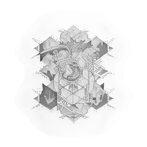 Paradise Gemetric Travel Sleeve