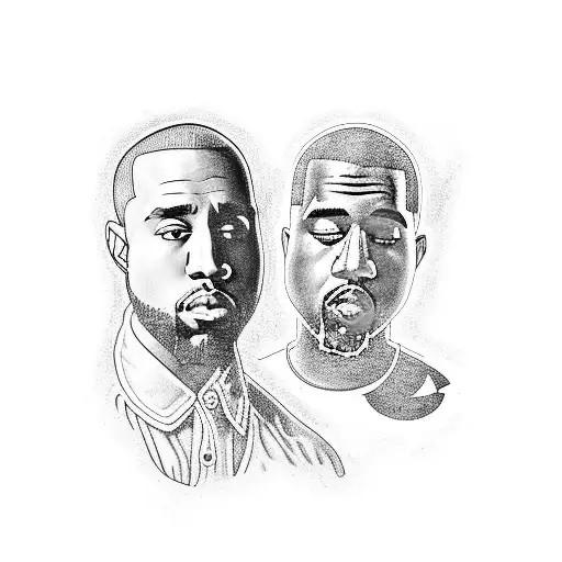 Mac Miller And Kanye West In A Collaborative Music Artwork