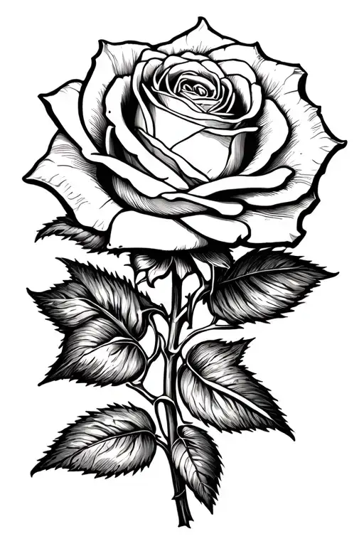 916 With A Rose Intertwined Within