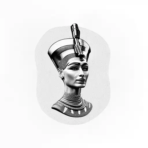 Nefertiti Portrait With A Modern Twist