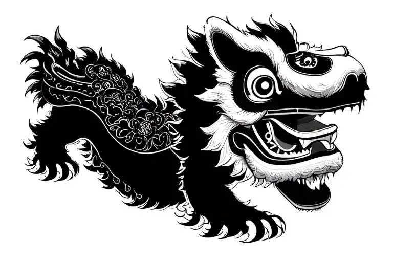 Binh Tay Market With Lion Dance