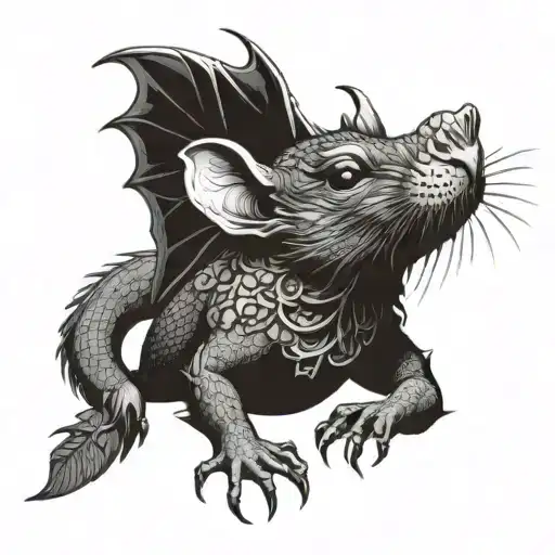 Rat With Dragon Wings
