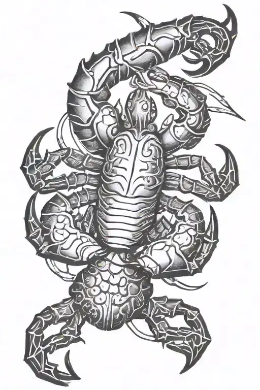 Scorpion Crab Centaur Bending A Bow