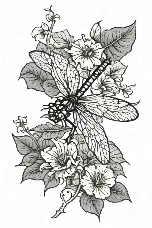 Dragonfly Morning Glory