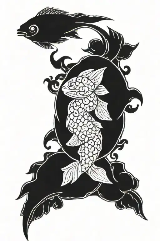 Pisces Sign Intertwined