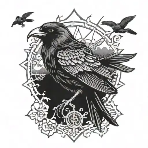 Norse Crow Top View Camera