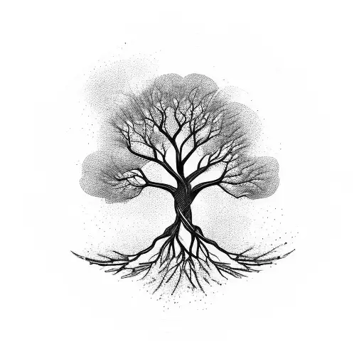 Fantastic Tree With Dna Branches