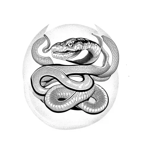 Ouroboros Snake Bicep Band