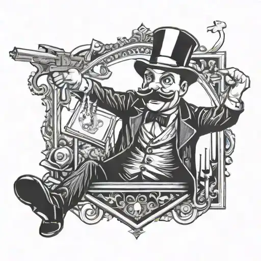 Dark Monopoly Man