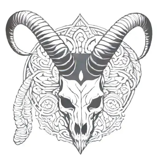 Skull Walia Ibex Skull Front