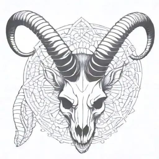 Scary Skull Walia Ibex Skull Front No Background