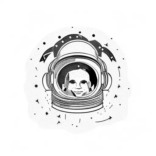 Astronaut With Cowboy Hat