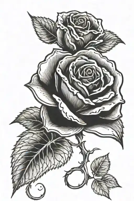 Black Rose Wrapped