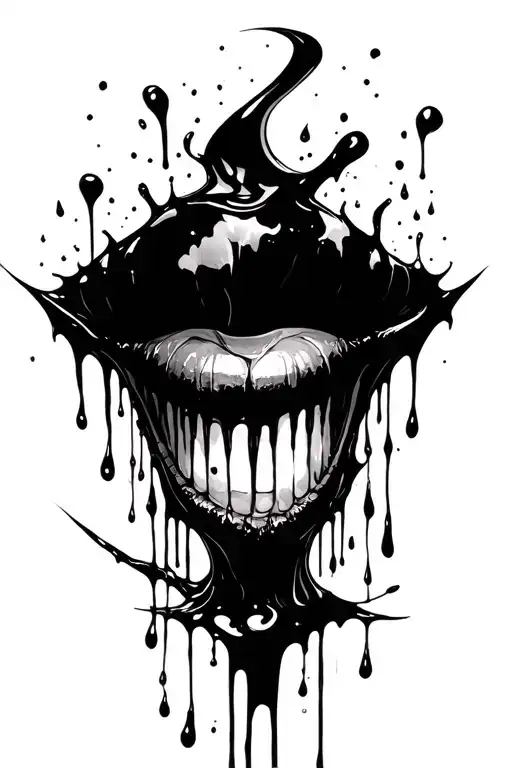 Black With Dripping Blood