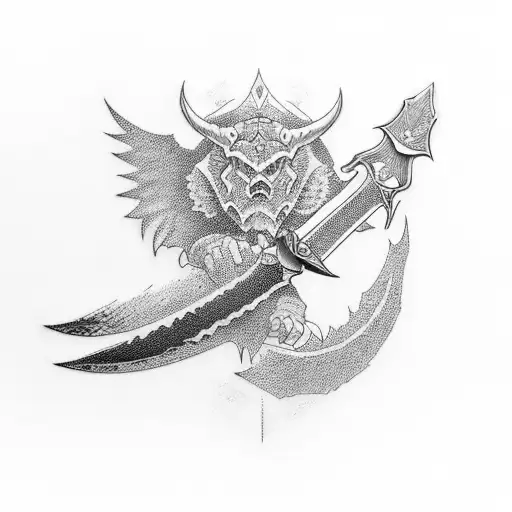 Ballpoint Pen Morphing Into A Sword