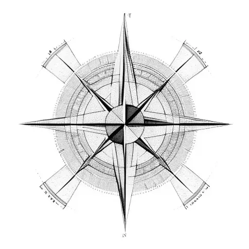 Geometric Compass Planet Map