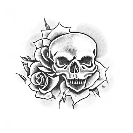 Skull And Roses