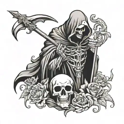 Grim Reaper Holding