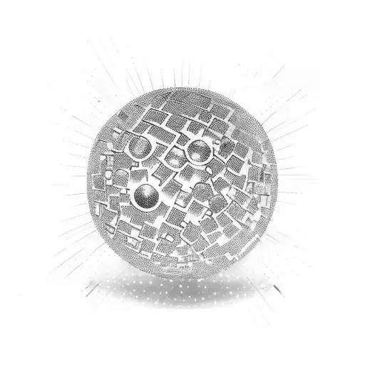 Shimmering Beautiful Mirrorball Million Pieces