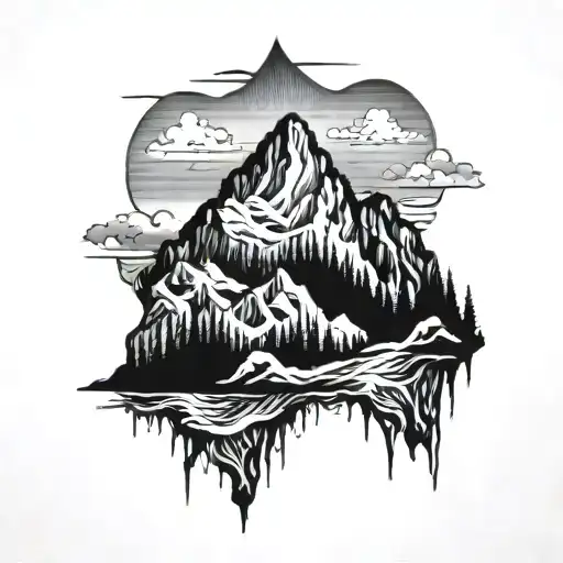 Mountain Peak And Kemp